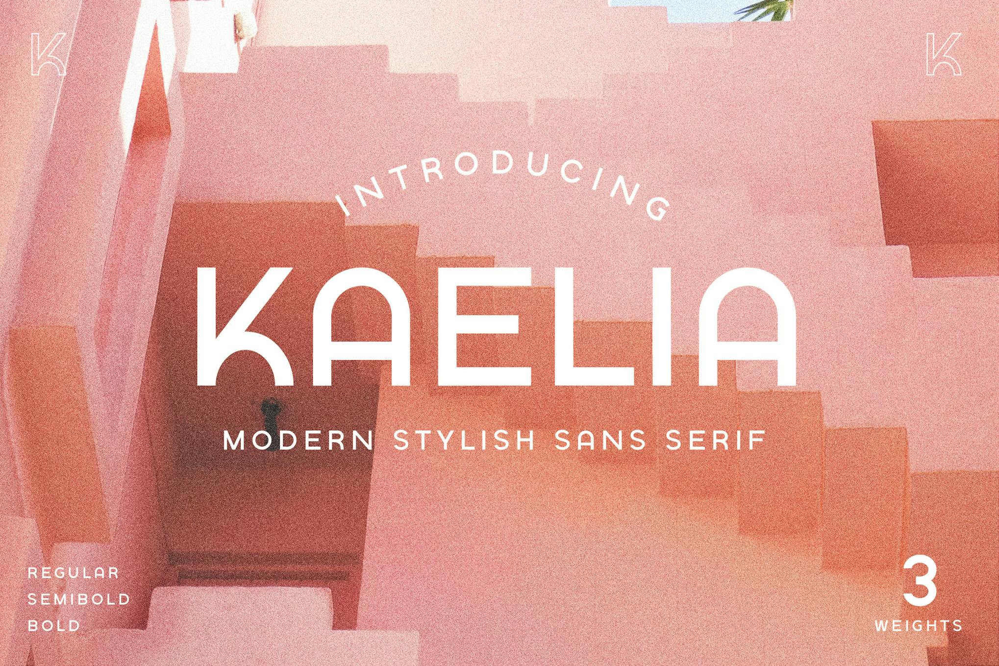 KAELIA – Simple Stylish Typeface