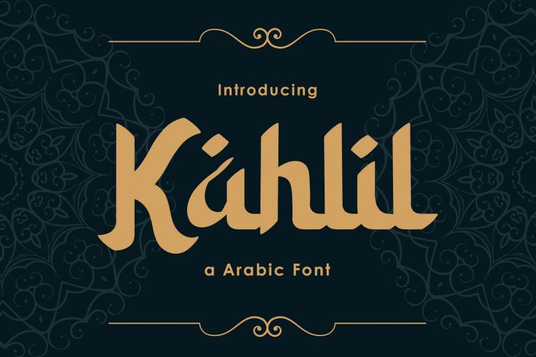 Kahlil – Arabic Font