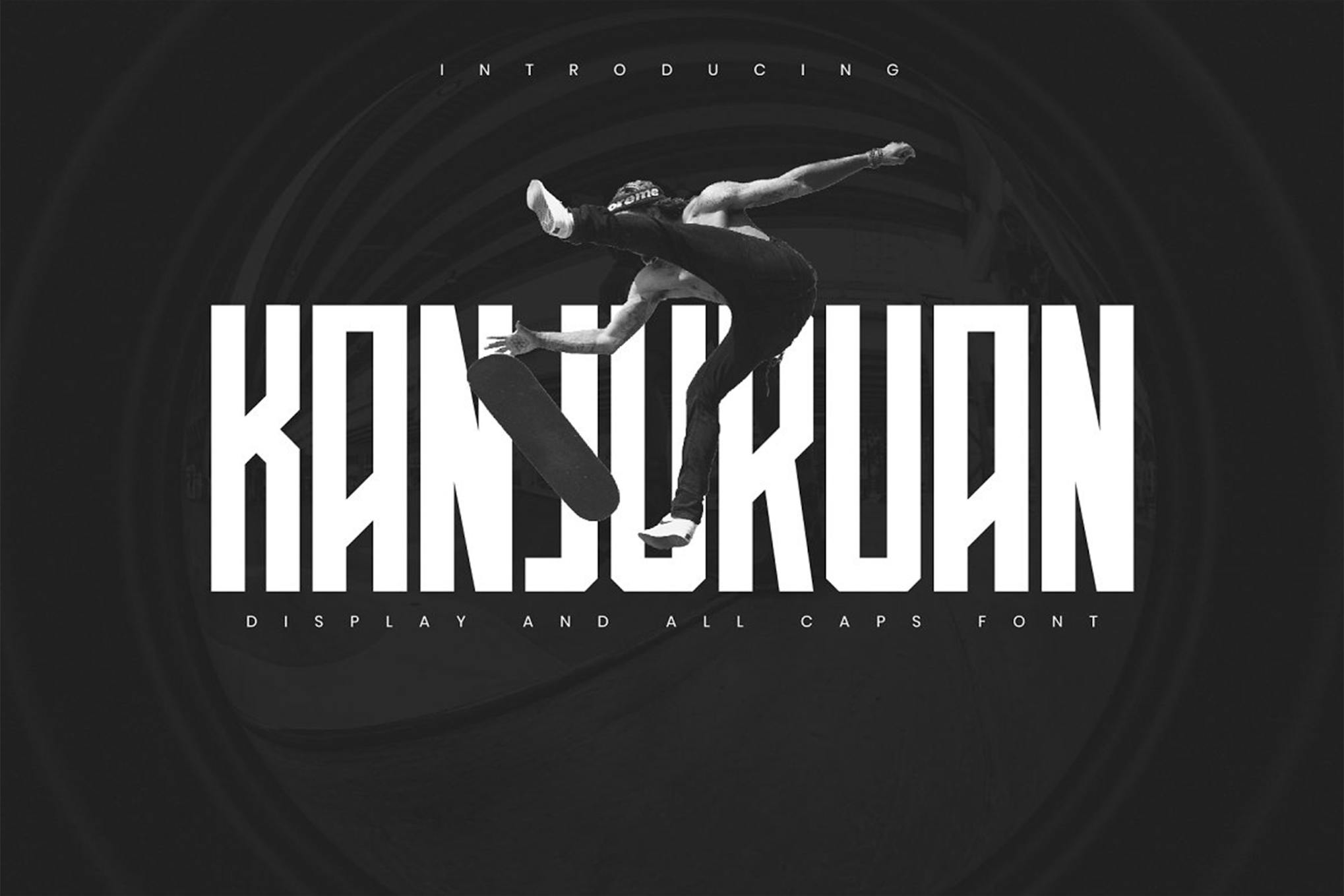 KANJURUAN – SPORT FONT DISPLAY