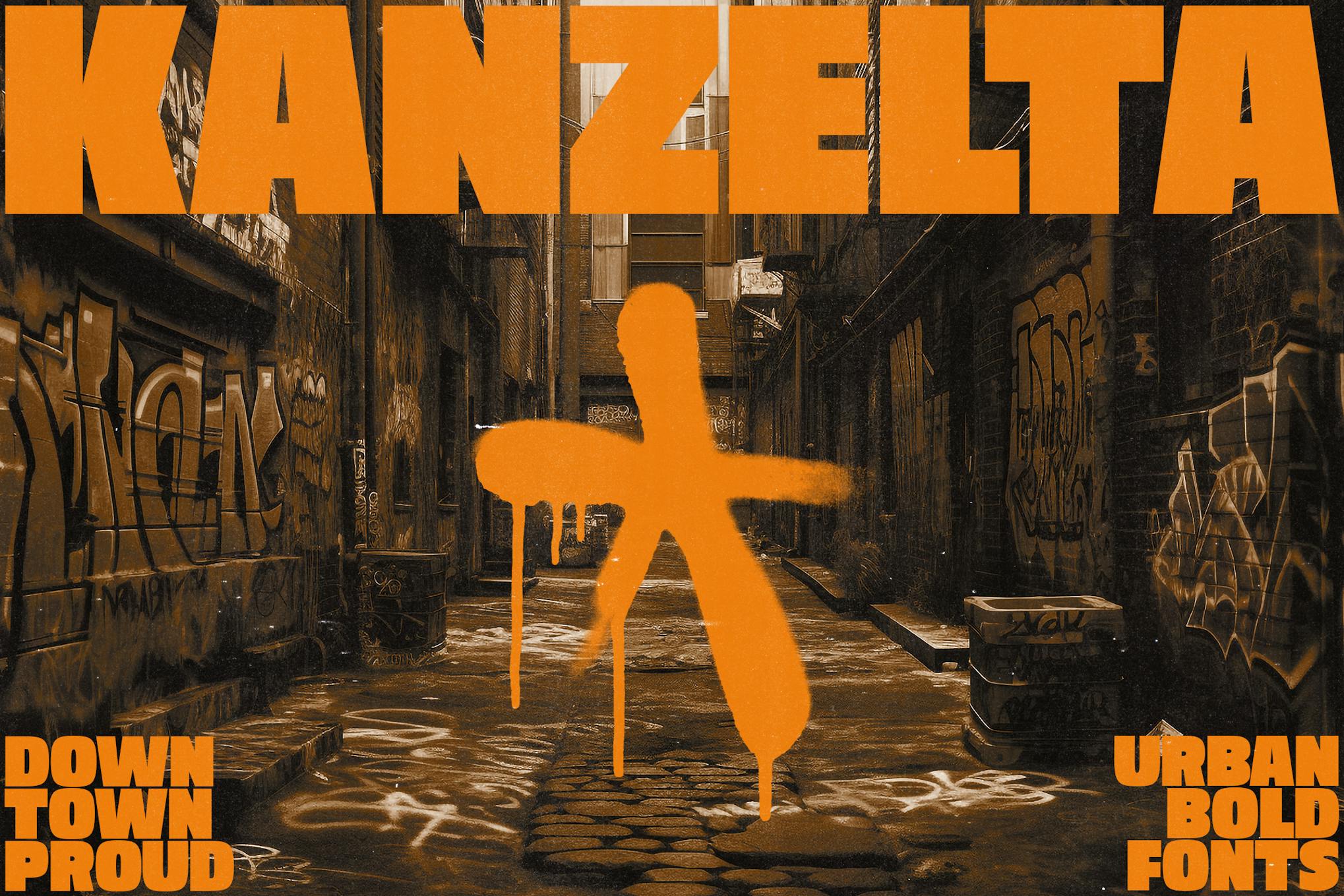 Kanzelta – Bold Sans Serif Fonts