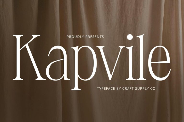 Kapvile – Elegant Font