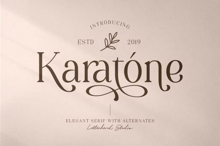 Karatone – Elegant Serif