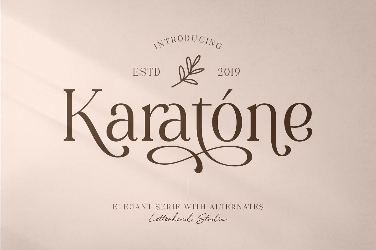Karatone – Elegant Serif