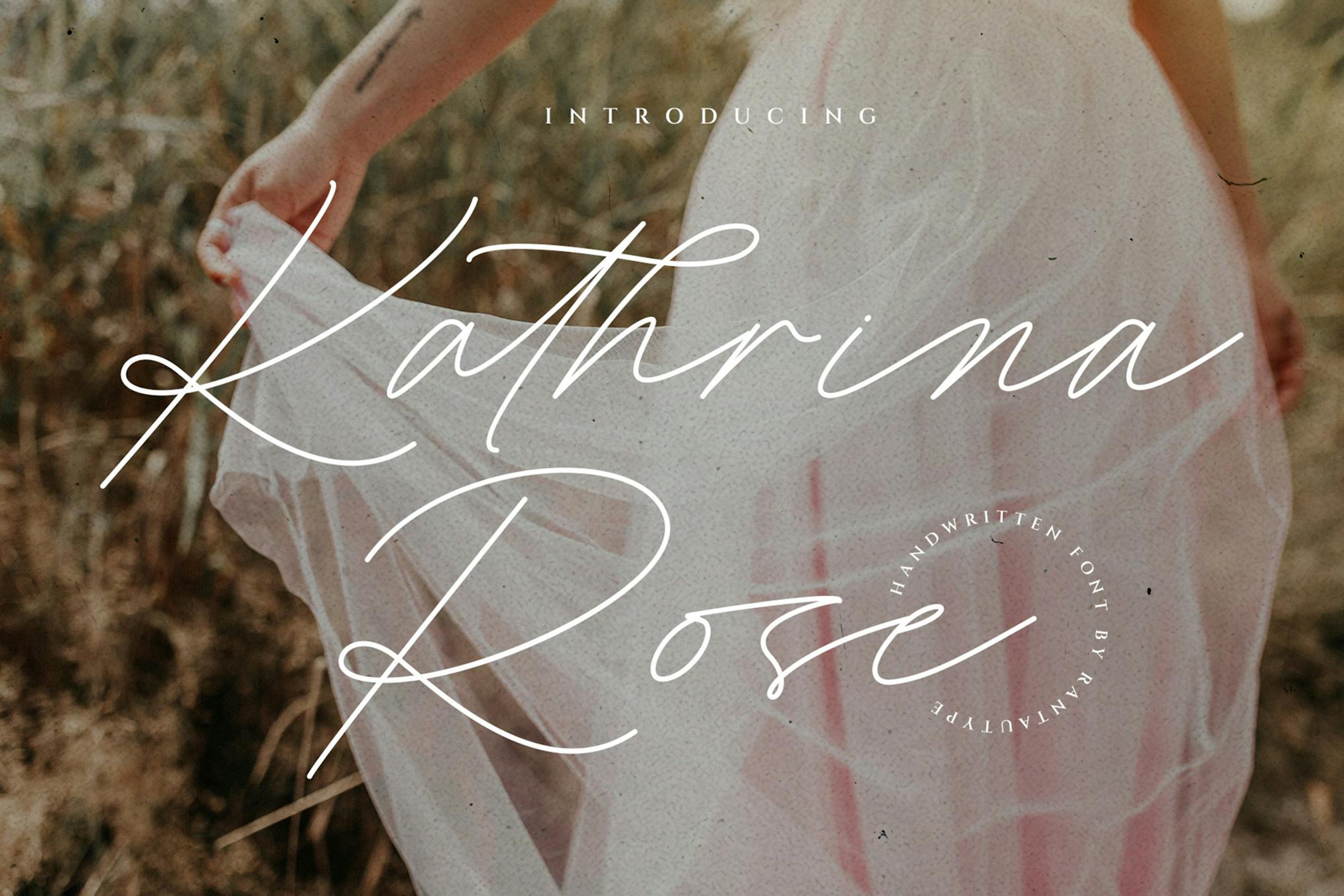 Kathrina Rose Business Handwritten Font