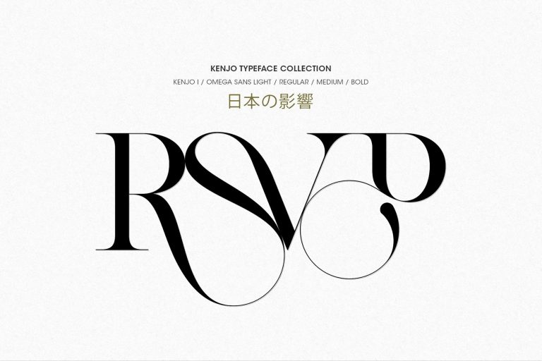KENJO FONT + OMEGA SANS FAMILY