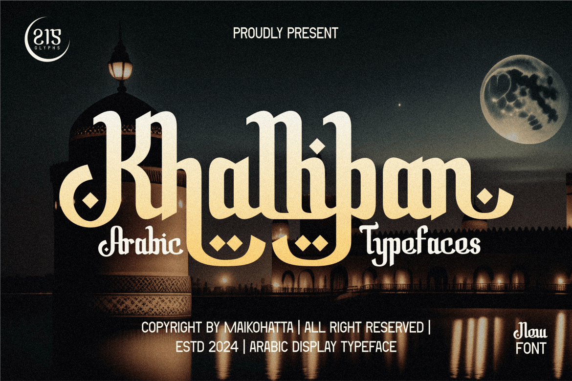 Khalliban – Arabic Typeface