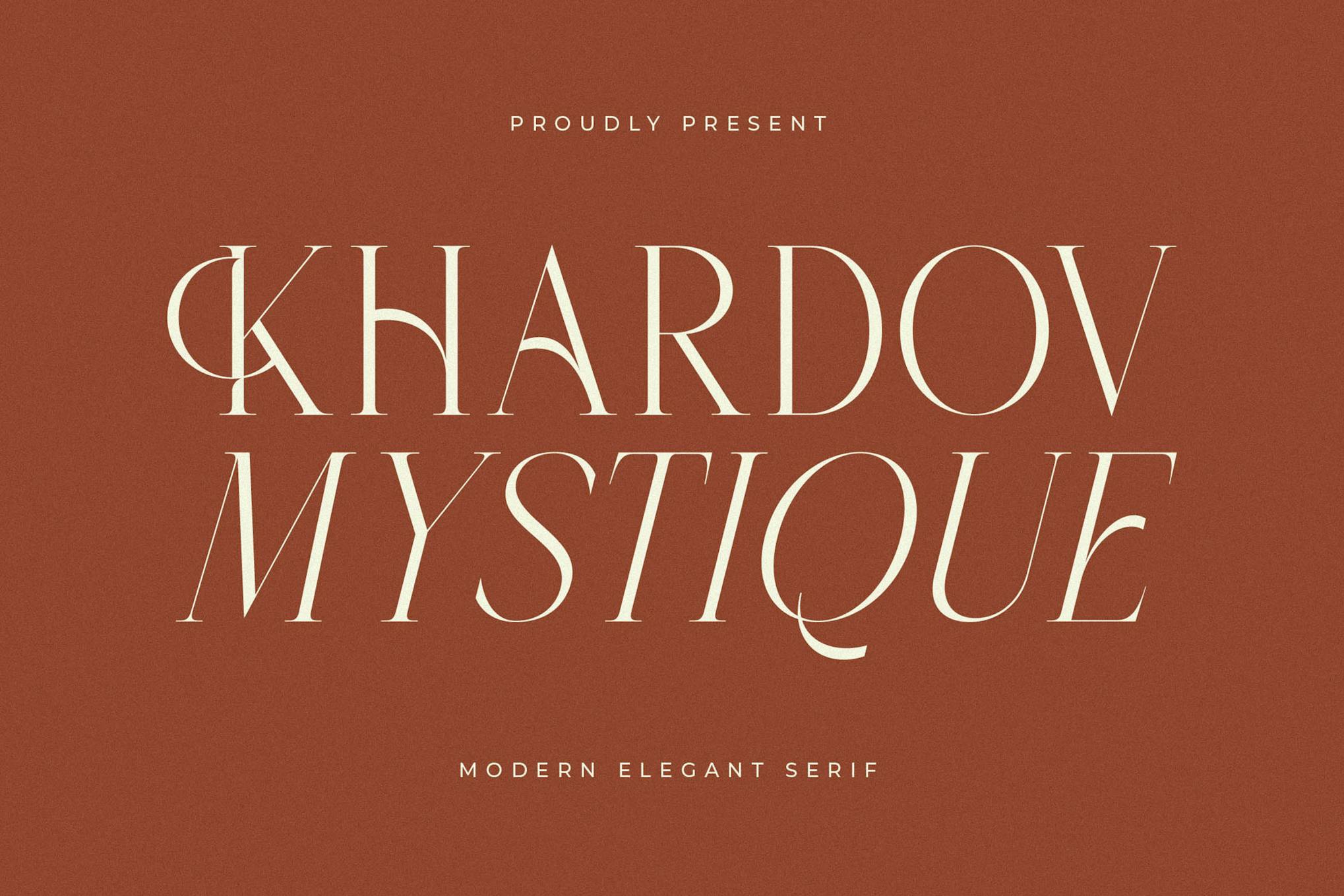 Khardov Mystique Modern Serif Font