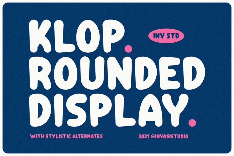 Klop – Friendly Rounded Font