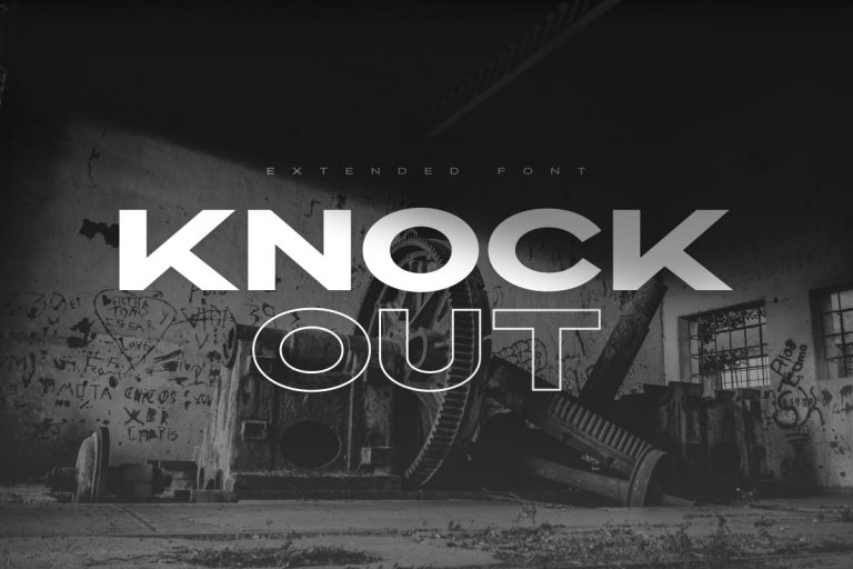 Knockout – Extended Font Family