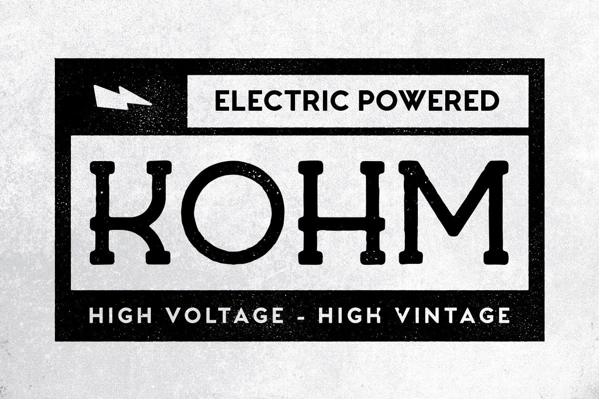 Kohm – Vintage Font