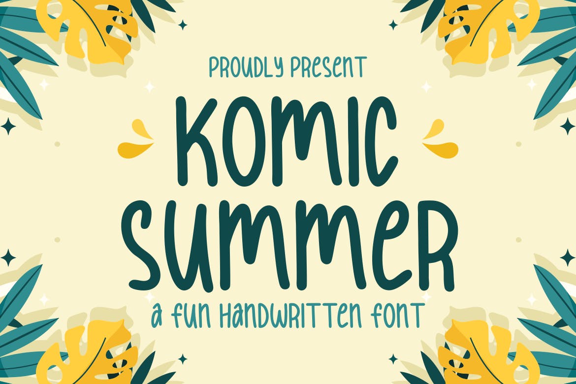 Komic Summer Font