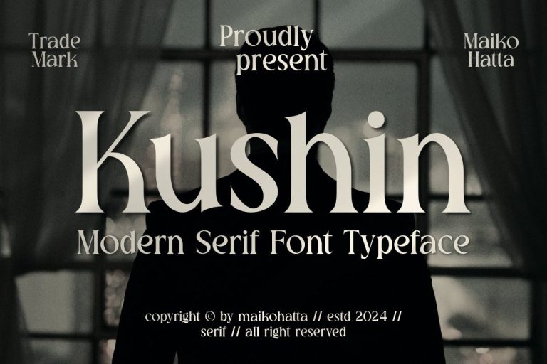 Kushin – Modern Serif Typeface