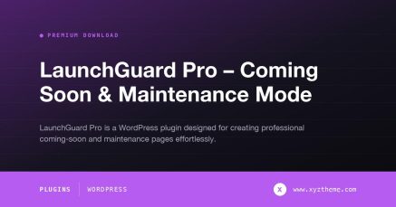 LaunchGuard Pro – Coming Soon & Maintenance Mode