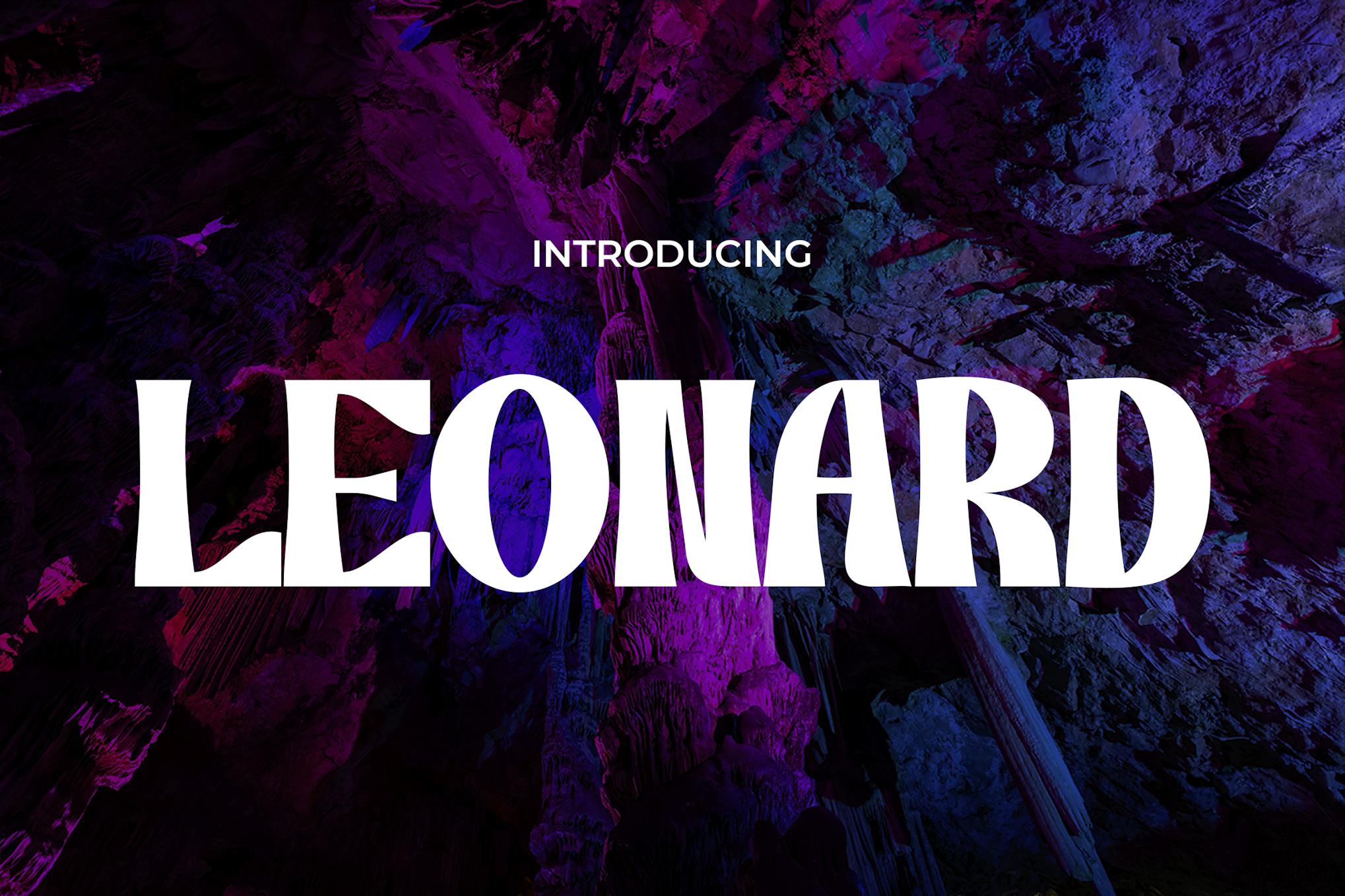 Leonard – A Blend of Retro, Modern, & Vintage Font