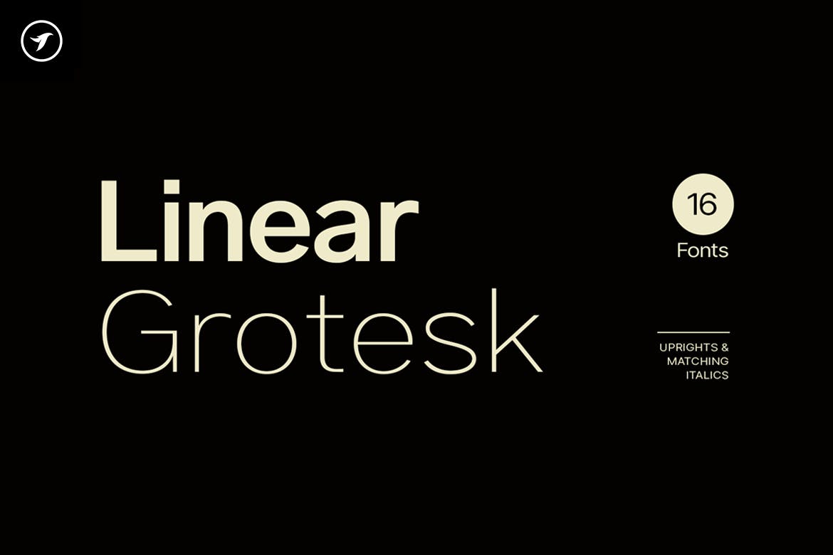 Linear Grotesk – Modern Sans-Serif Font Family