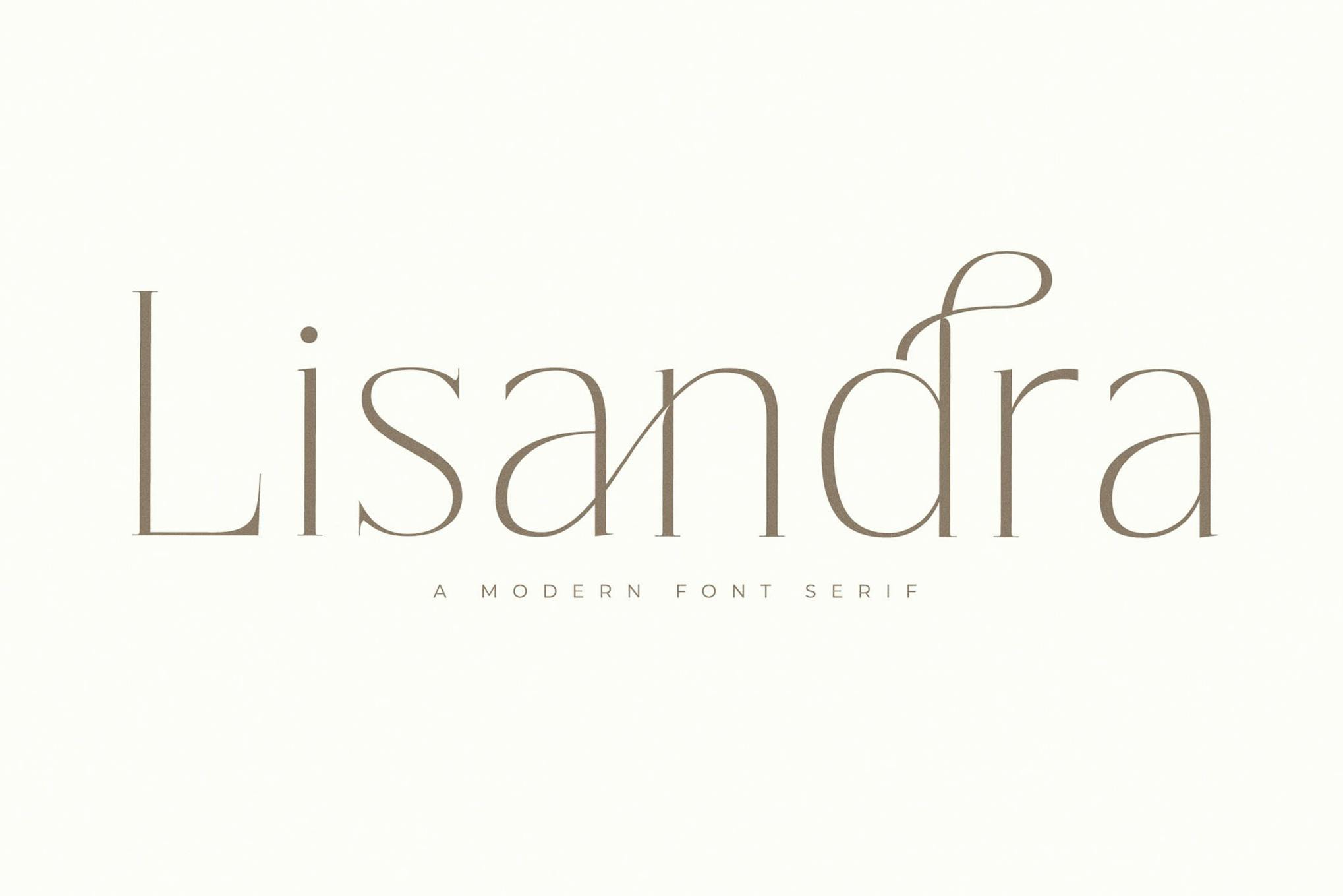 Lisandra Modern Serif Font