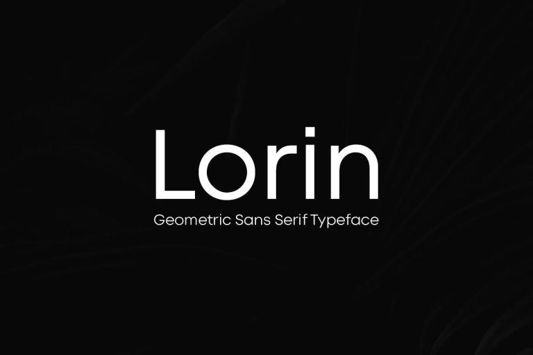 LORIN – Modern Geometric Typeface + Web Fonts