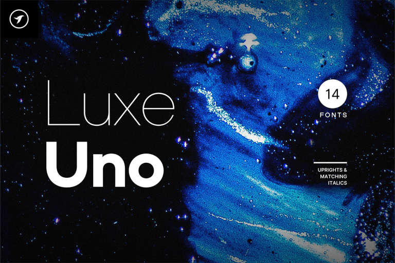 Luxe Uno – Modern Sans-Serif Font Family