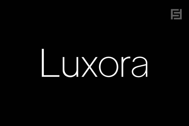Luxora Grotesk – Clean & Minimalist Typeface