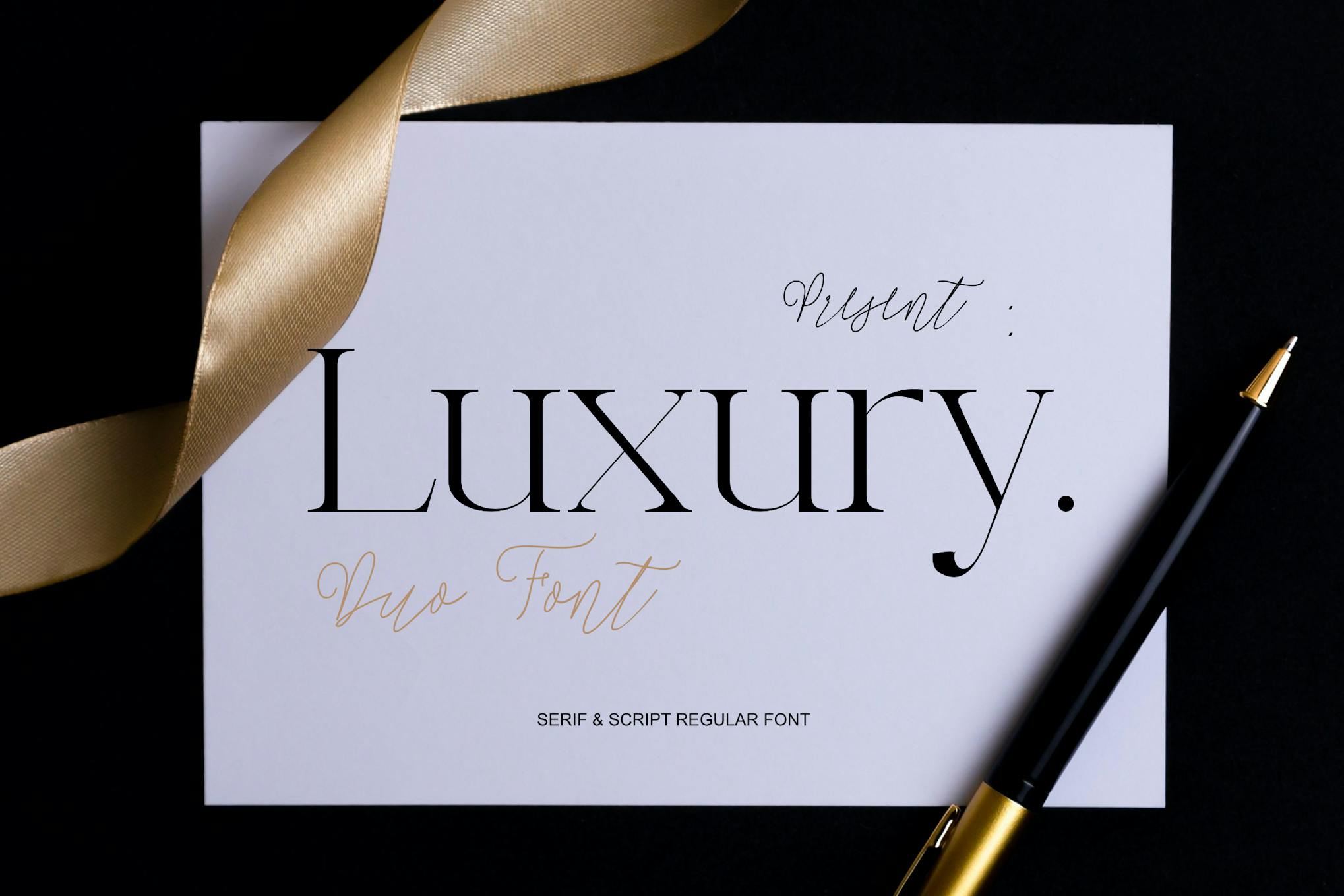 Luxury Font Duo