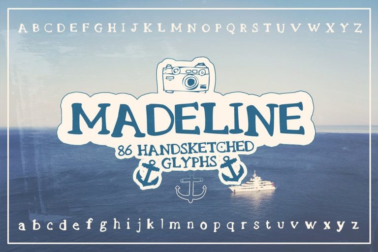 Madeline Handsketched Font