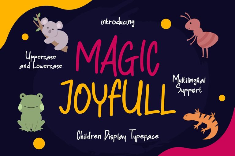 Magic Joyfull – Children Display Typeface