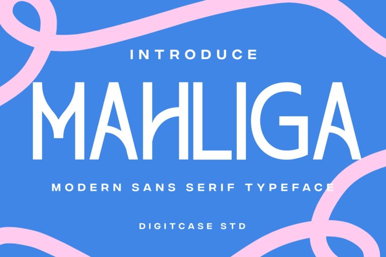 Mahliga – Modern Sans Serif Typeface