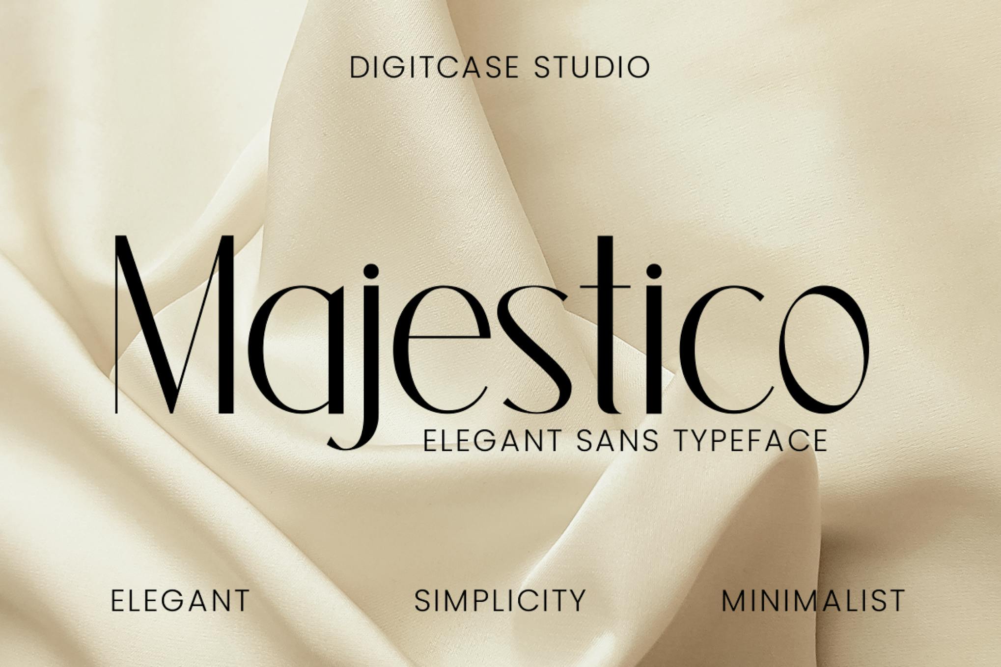 Majestico – Elegant Sans Typeface