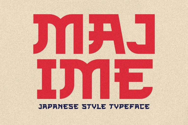 Majime – Japanese Typeface