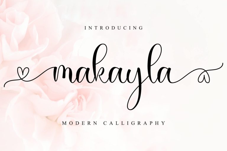 Makayla – A Lovely Script Font