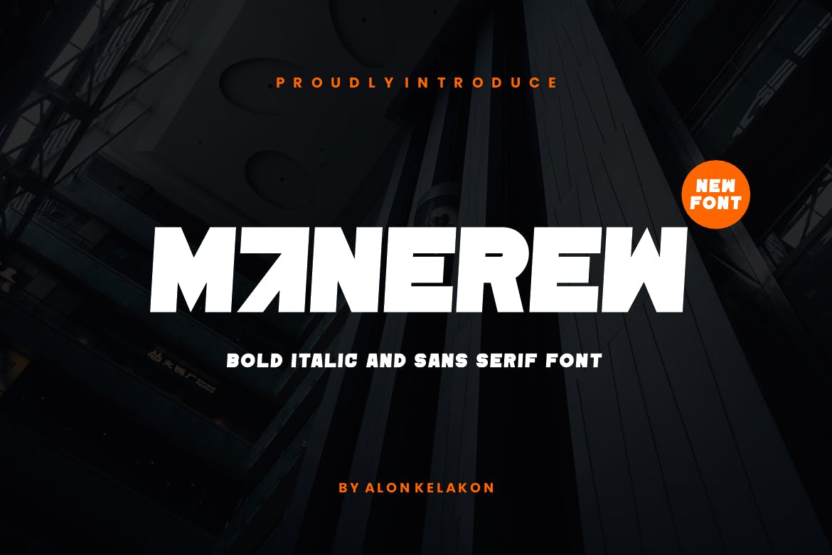 Manerew – Bold Sans Serif Font