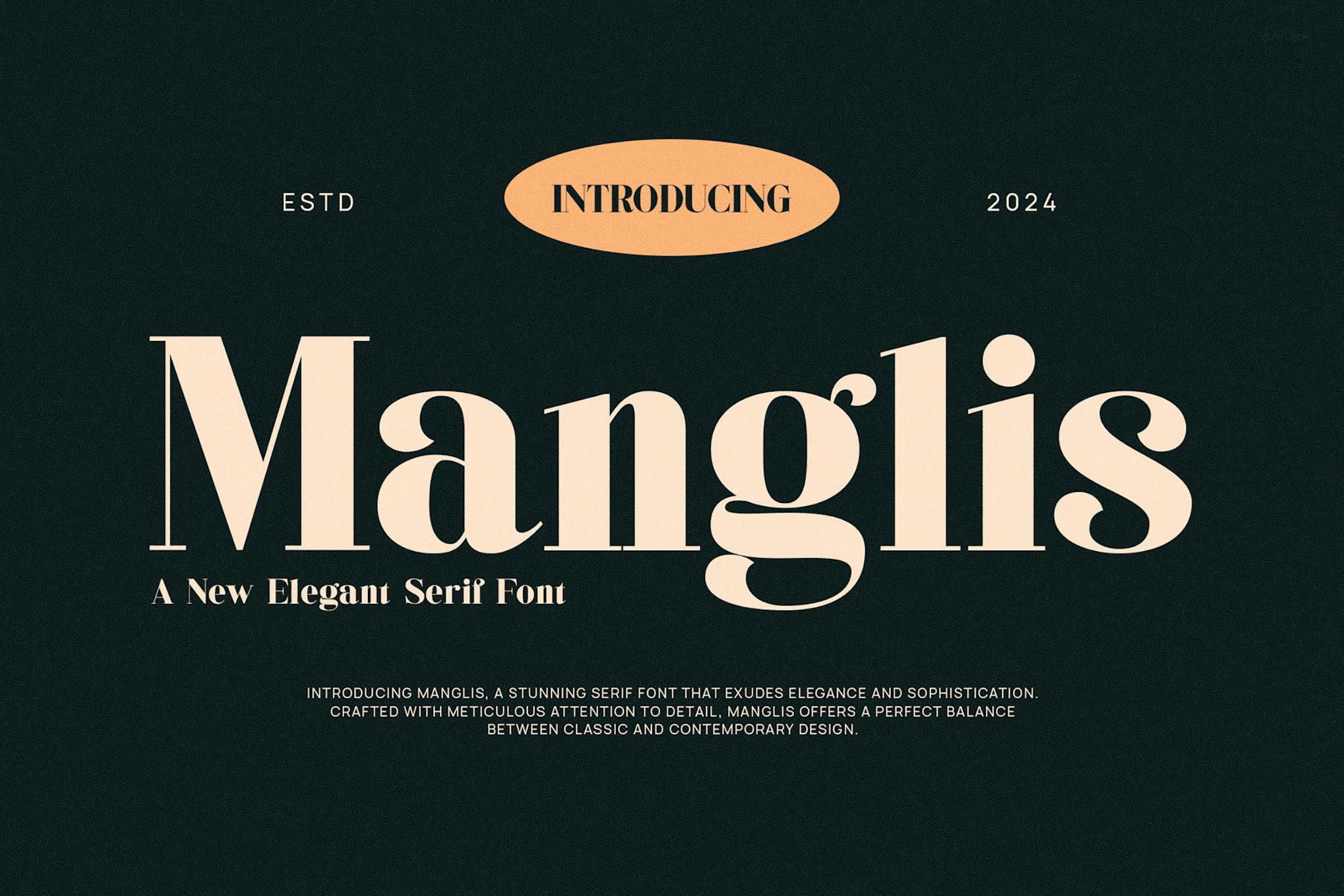 Manglis – Classy & Stylish Serif