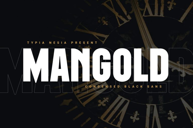 Mangold – Bold Condensed Sans – Sport Game Font