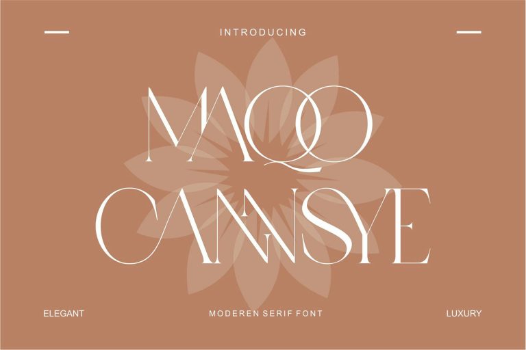 MAQOCANNSYE Serif Typeface