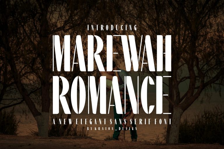 Marewah Romance – Font