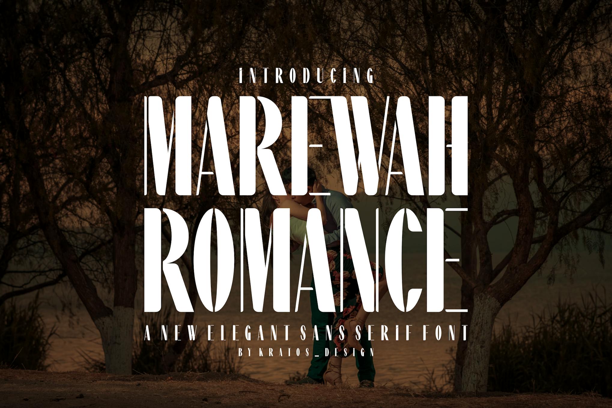 Marewah Romance – Font