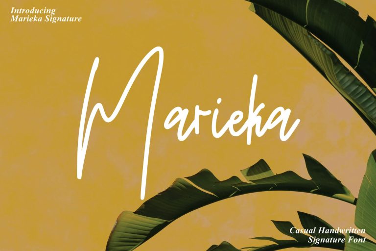 Marieka – Casual Handwritten
