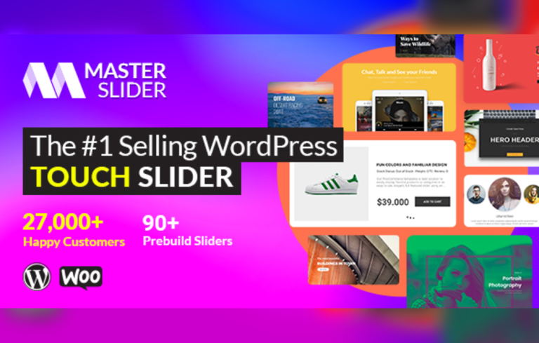 Master Slider – Touch Layer Slider WordPress Plugin