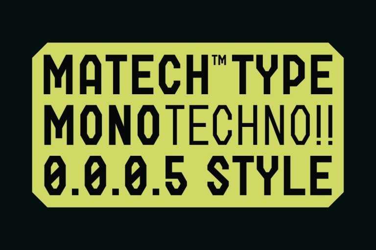 Matech – Modern Techno Monospace