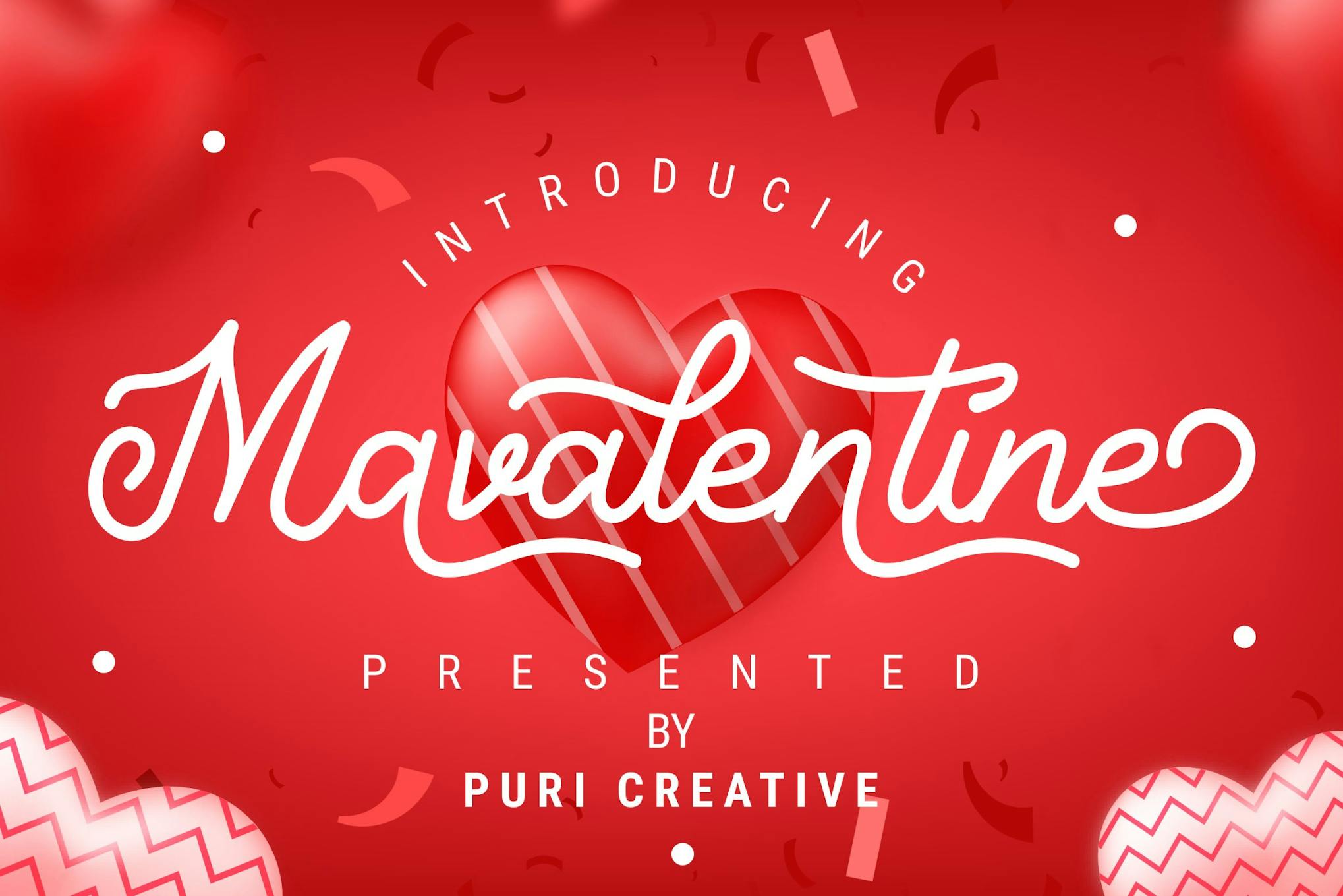 Mavalentine – Handwritten Font