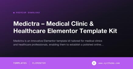 Medictra – Medical Clinic & Healthcare Elementor Template Kit