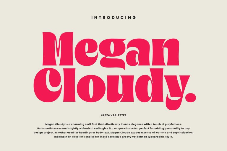 Megan Cloudy – Charming Serif