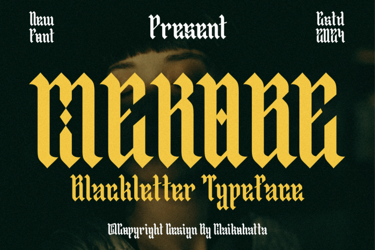 Mekobe – Blackletter Typeface