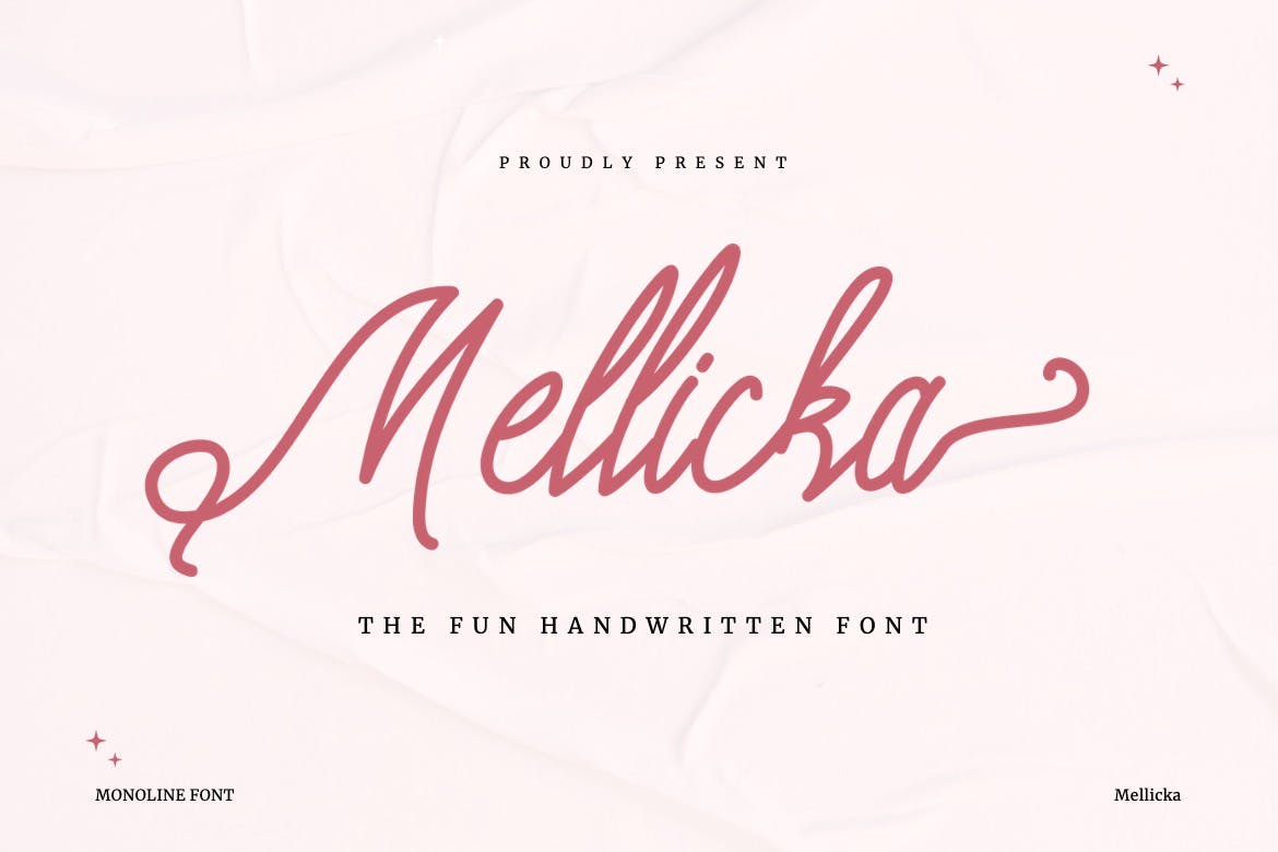 Mellicka – Fun Handwritten Font