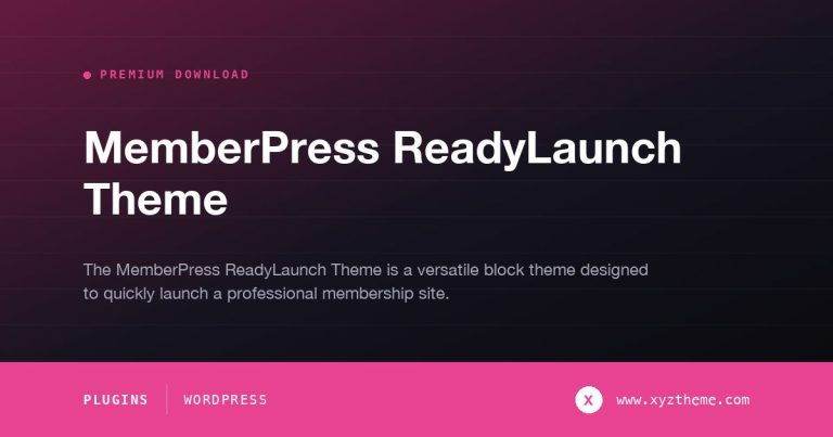 MemberPress ReadyLaunch Theme