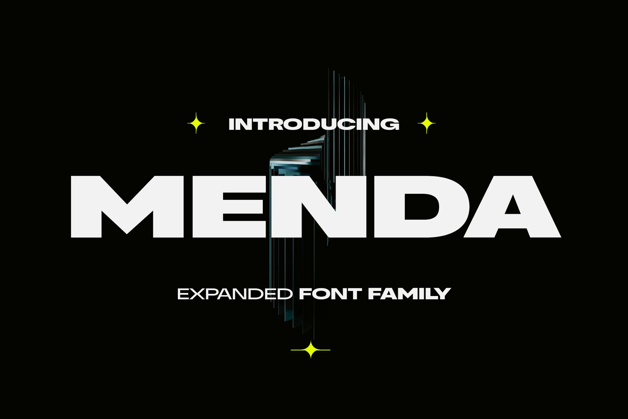 Menda Expanded Font Family