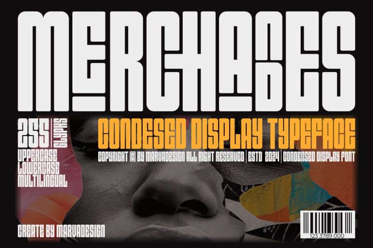 Merchandes – A Condensed Display Font