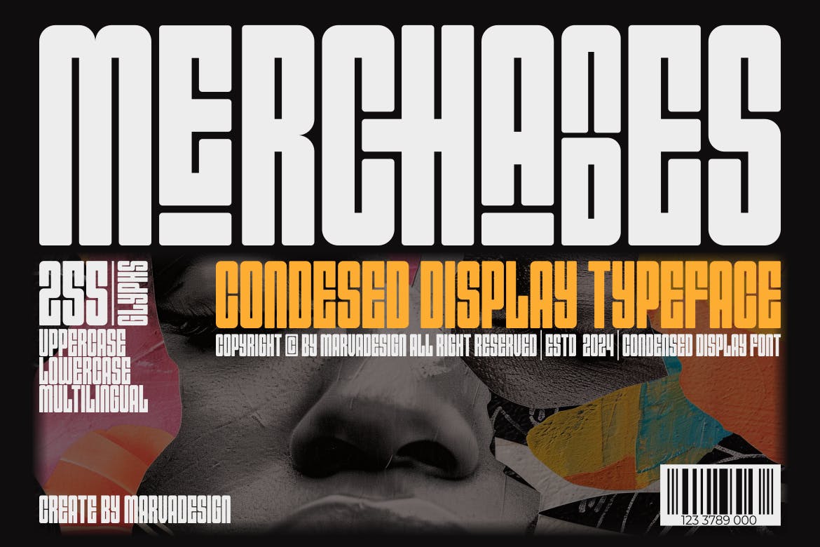Merchandes – A Condensed Display Font