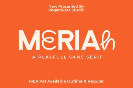 Meriah – Experimental Combination Font