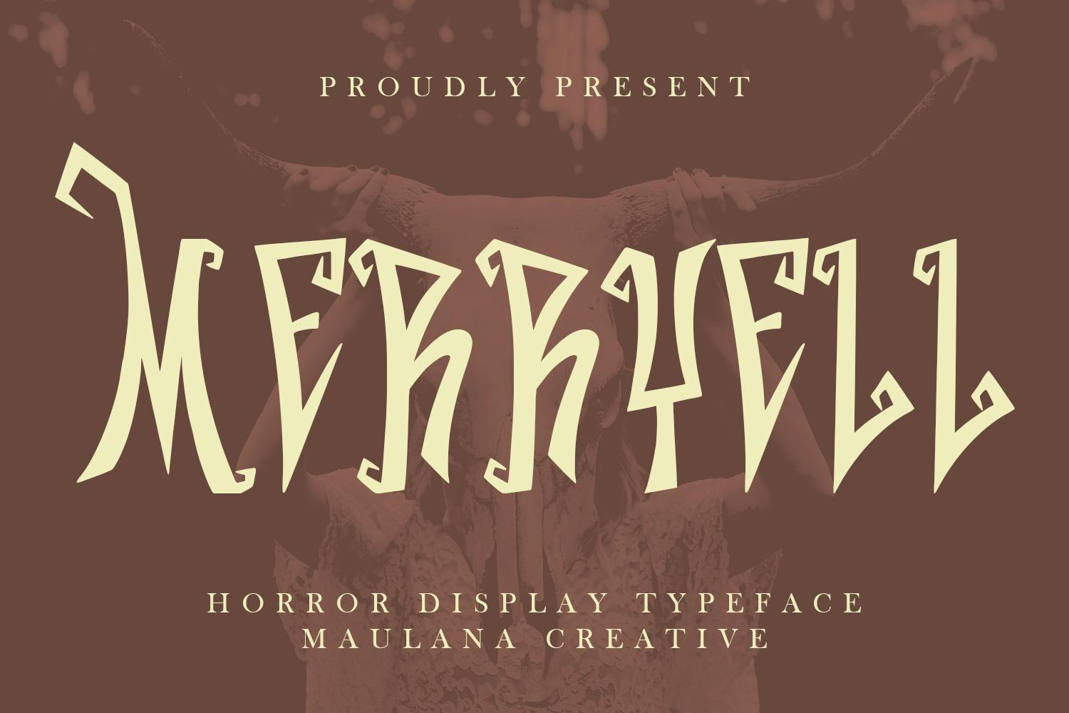 Merryell Horror Display Typeface